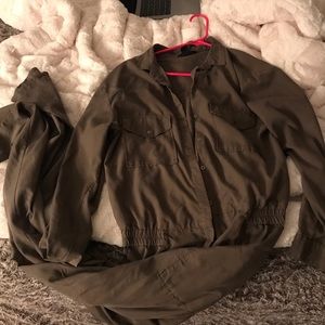 Olive Green Jumpsuit